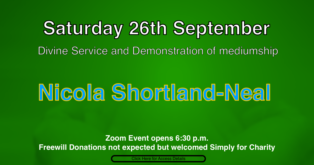 Divine Service and Dmonstration of Mediumship