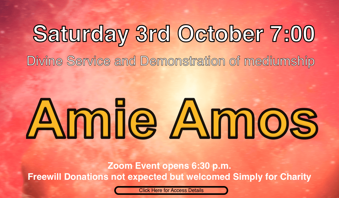 Divine Service and Demonstartion of Mediumship with Amy Amos