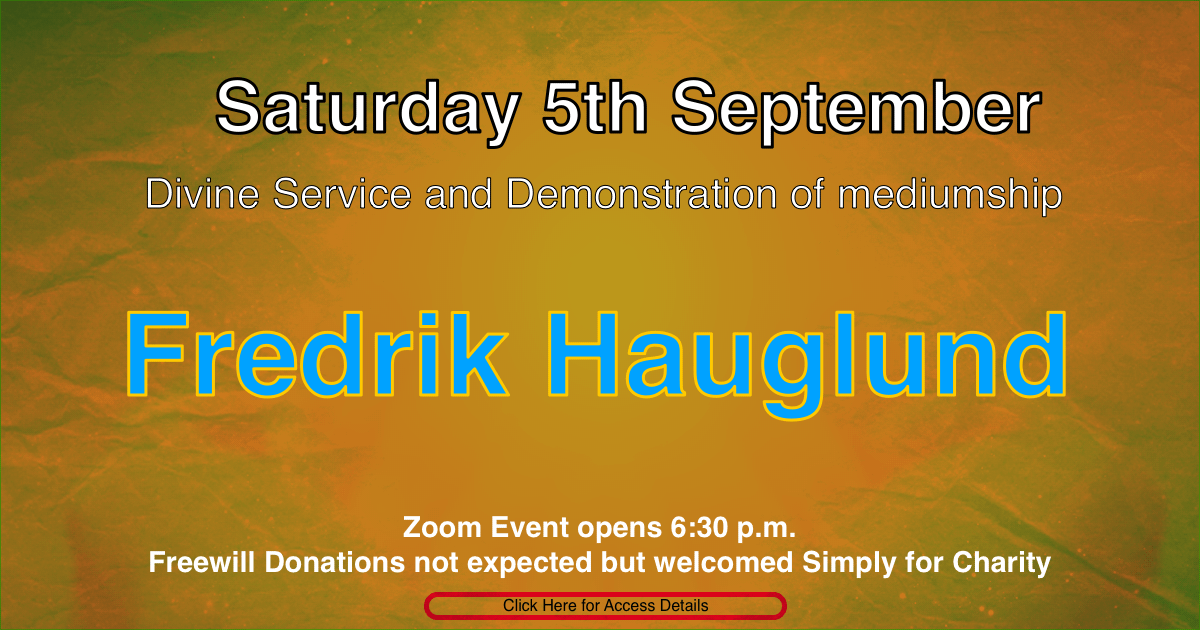 Fredrick Haugland - Divine Service and Demonstration of mediumship